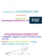 Energy Conversion One: Chapter Five