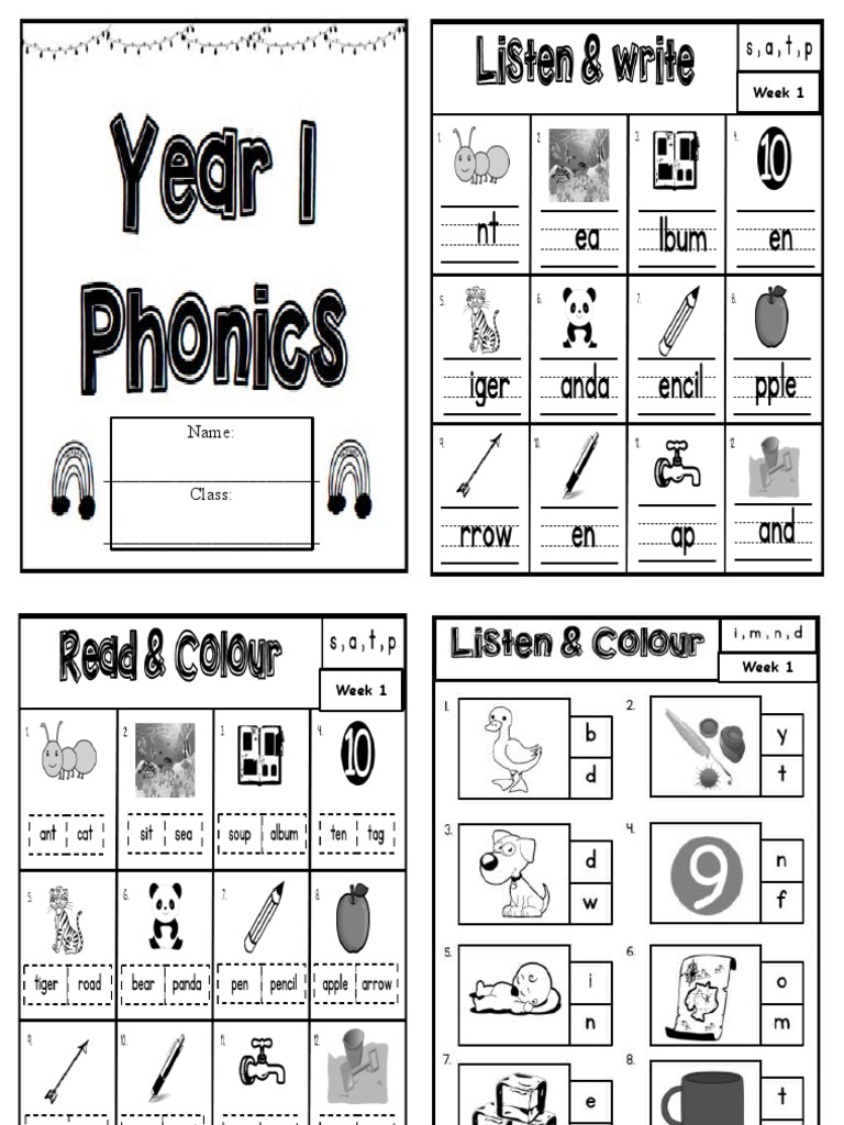 Phonic Little Booklet PDF