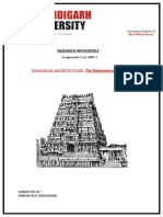 DRAVADIAN ARCHITECTURE - The Rameswaram Temple, RESEARCH METHODOLY