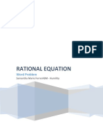 Rational Equation - GEN MATHEMATICS
