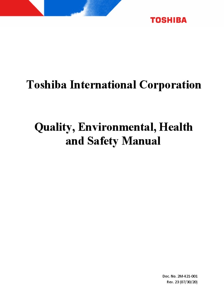 High Standard QEHS Manual Overview | PDF | Quality Management System ...