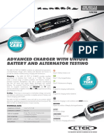 Advanced Charger With Unique Battery and Alternator Testing: Ctek Mxs 5.0 Test&Charge