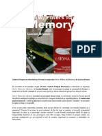 Lucian Bruma Now Filters for Memory comunicat de presa ro