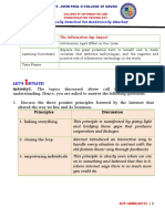 Week 1 The Information Age Impact: Activity1. The Topics Discussed Above Call For Checking Your