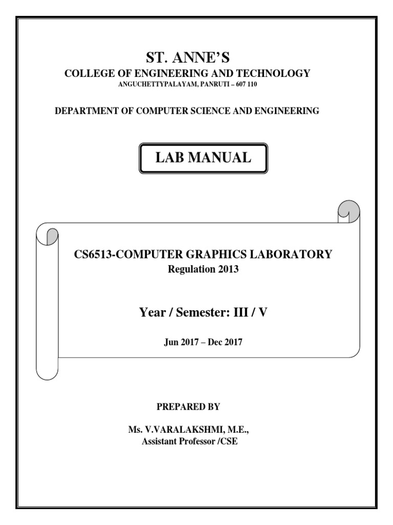 GRAPHICS Graphics Lab