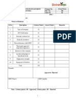 Enlistment Criteria