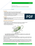 Characteristics of Prokaryotic Cells