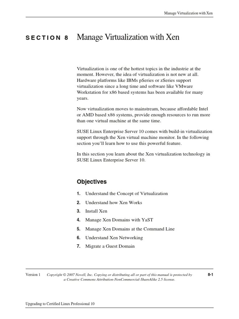XEN | PDF | Virtual Machine | Linux