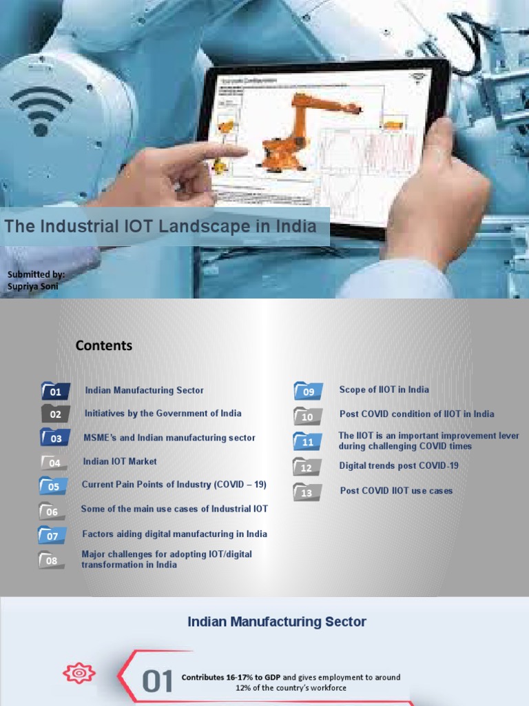 Industrial IOT in India | PDF | Internet Of Things | Economic Growth
