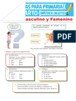 Género Masculino y Femenino PDF