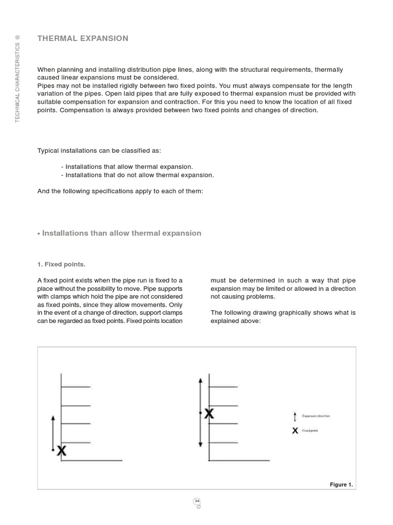 Thermal Expansion: 1. Fixed Points | PDF | Thermal Expansion | Pipe ...
