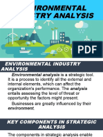 Environmental Industry Analysis