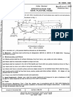 Specification FOR Saw, Plaster, Hand: Re Sffirrmd 191