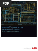 Industrial System 800xa Extended Automation: The Power of Integration