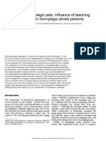 Rolling Nonplegic Strength Hemiplegic Patients: Teaching