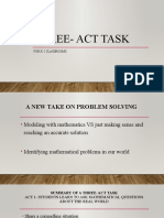 Three - Act Task