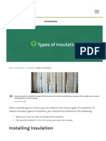 Insulation Types