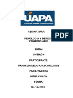 Asignatura Penologia Tarea 4