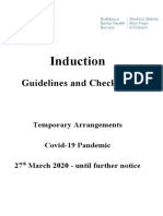 Induction: Guidelines and Checklists