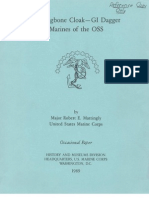 Herringbone Cloak - GI Dagger Marines of The OSS