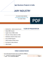 Types of Agri-Business Projects in India: Dairy Industry