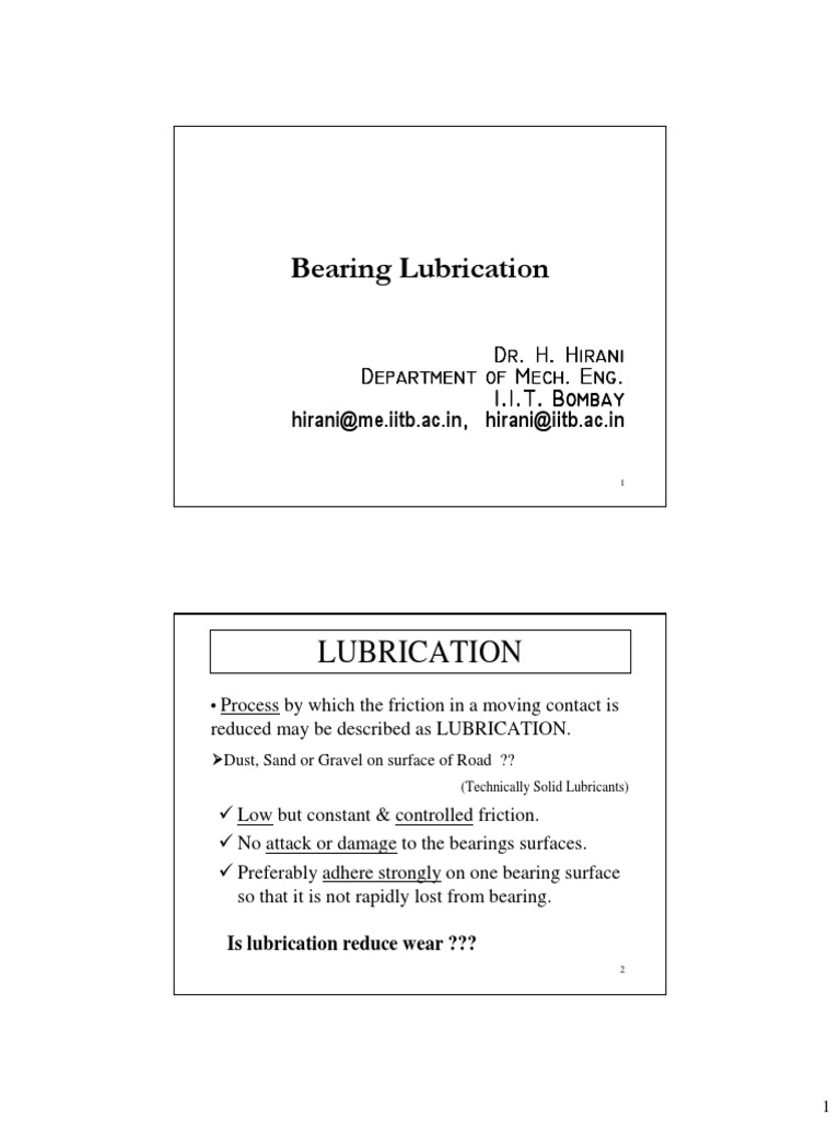 Lubrication Fundamentals PDF Adsorption Friction