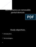 Biomechanics On Removable Partial Denture