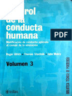 Control de La Conducta Humana Vol. 3