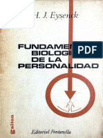 Fundamentos Biológicos de La Personalidad PDF