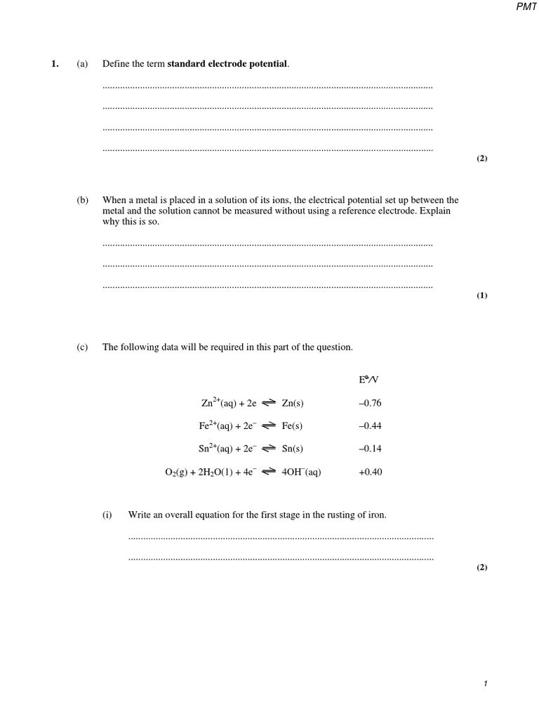 5.3 Calculation Questions PDF PDF Titration Chemistry