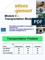 Module C - Transportation Models
