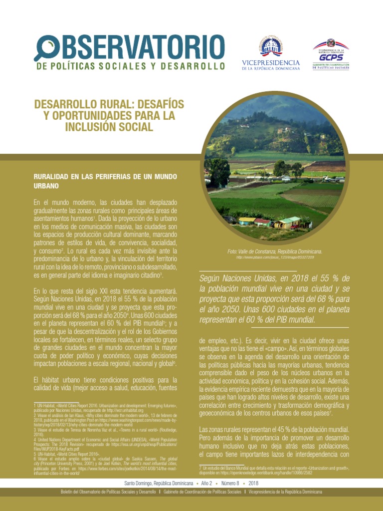 Zonas Rurales PDF | PDF | República Dominicana | Área rural
