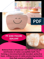 Final Prof Lecture On Pit and Fissure Sealant PDF