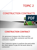 Construction Contract