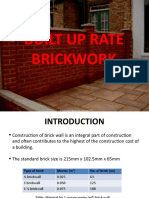 Built Up Rate Brickwork: © Nurul Asra Abd Rahman, Uitm Malaysia