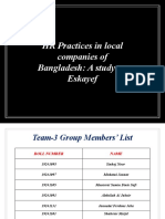 HR Practices in Local Companies of Bangladesh: A Study On Eskayef
