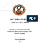 Efecto de La Suplementación Con Plantas Aromáticas en Leche y Queso de Cabra de La Raza Murciano-Granadina PDF