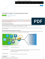 SAP SolMan 7.2 Insight-SAP Support Backbone Update - SAP Blogs