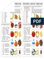 Worksheet Vocabulary Food, Some&any, There Is, Are