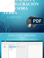 Instalación y Configuración impresora zebra