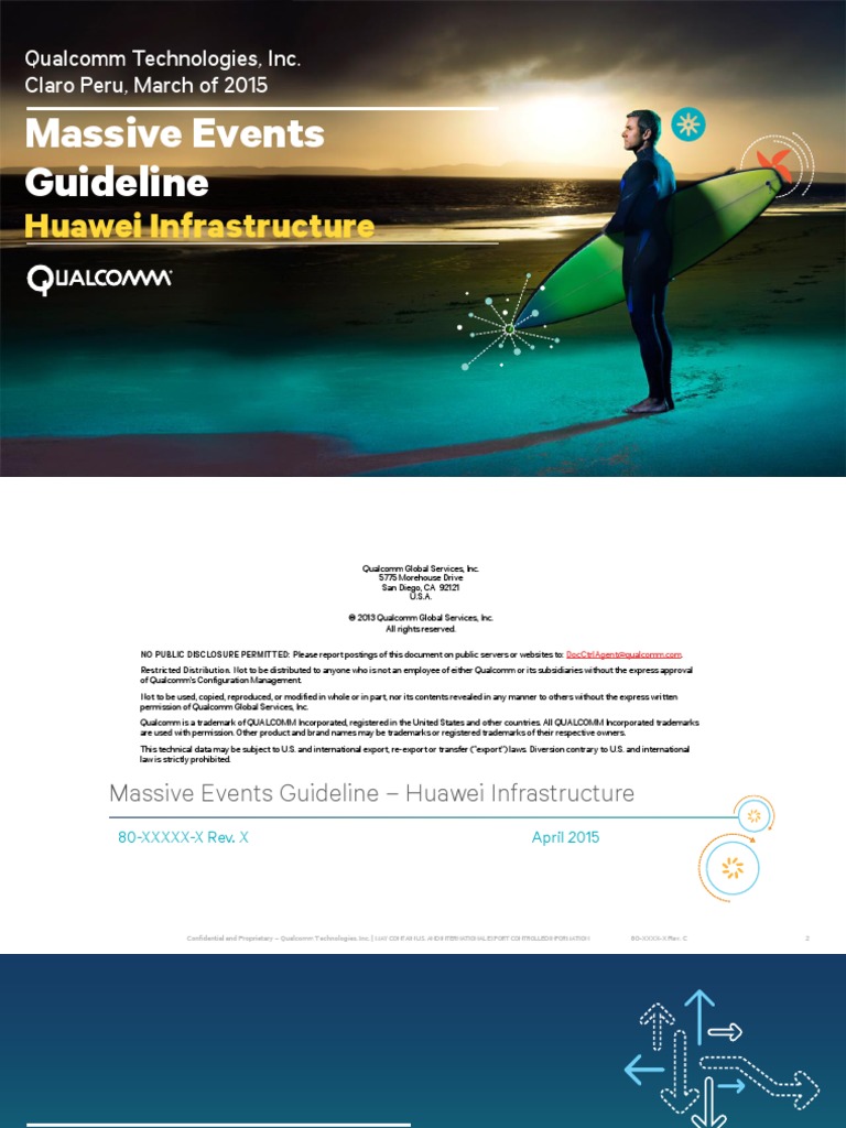 Massive Events Guideline: Huawei Infrastructure | PDF | 3 G | Spreadsheet