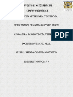 Ficha Técnica Desparasitante. Campuzano Ovando Brenda 5ºa