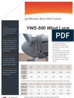 High Efficiency Micro Wind Turbine Setup and Performance