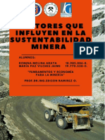 Factores Incidentes en La Sustentabilidad en Mineria PDF