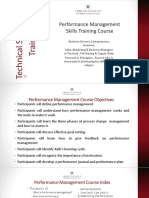 Performance Management Objectives & Index PDF