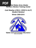 Cold Weather (CWLC and ALIT) Student Handout