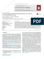 An Insect Pupal Cell With Antimicrobial Properties That Suppress An Entompathogenic Fungus