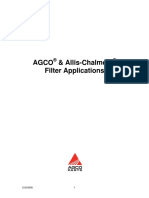 AGCO & Allis-Chalmers equipment filter applications