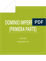 Reales Dominio Imperfecto (Primera Parte)