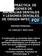 DIAGNOSTICO ANOMALIAS E INFECCIONES DENTALES